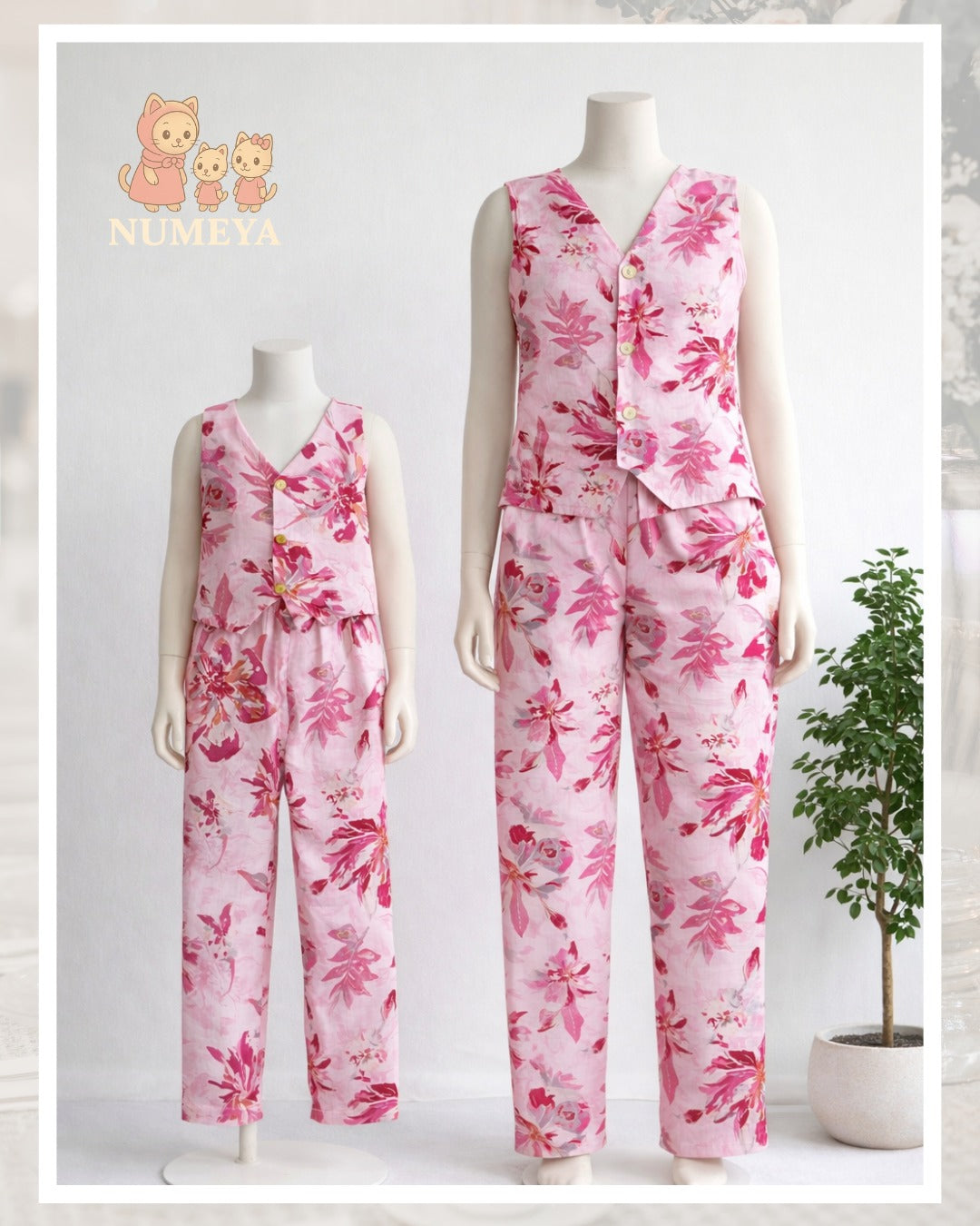 NM10 – Blush Bloom – Co-Ord Set for Moms